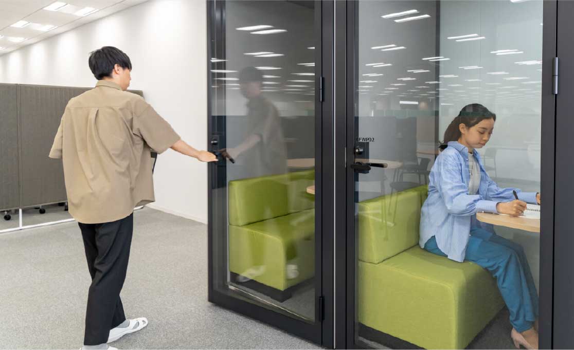 パーソナルな作業スペース