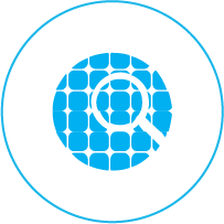 評価・解析・品質保証のアイコン
